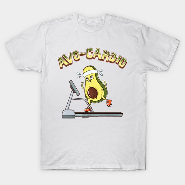 Avo-Cardio T-Shirt by Three Meat Curry